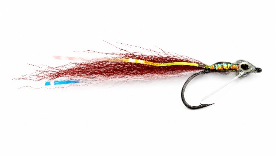 Brown Surf Tear Drop Baitfish Fly