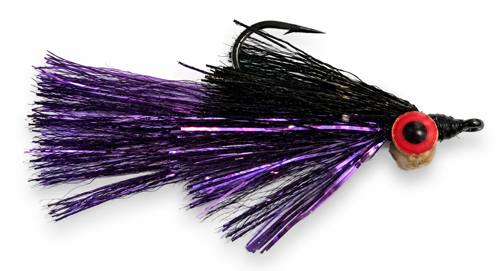 Kreelex Purple and Black Streamer Fly