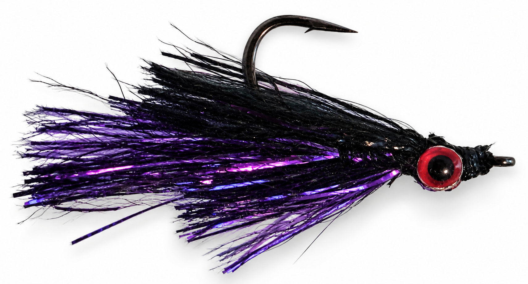 Kreelex Purple and Black Streamer Fly