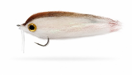 White Mullet Baitfish Fly